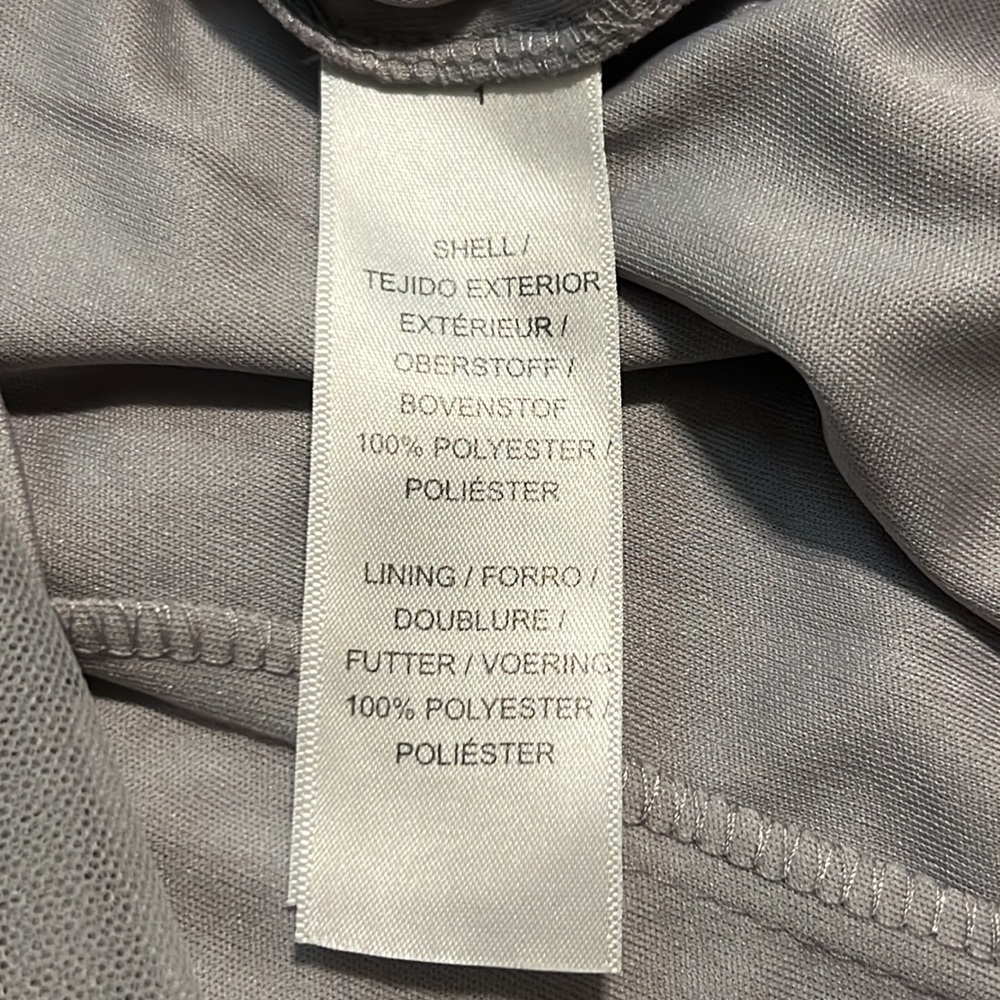 Adrianna Papell Silver/Gray Long Dress Size 2 EUC - Picture 7 of 7